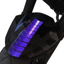 Çınar Extreme Ok Tasarımlı Patlıcan Moru Çamurluk Kask Sticker