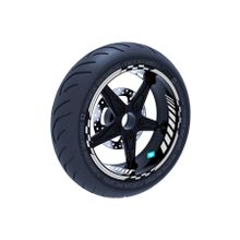 Çınar Extreme Reflektif Beyaz Gri Moto GP İç Dış Jant Şeridi Takım Sticker