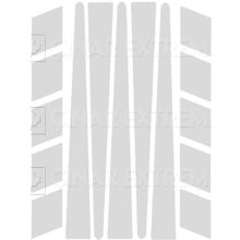 Çınar Extreme Şerit Şeklinde Reflektif Beyaz Sticker