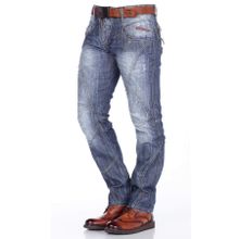 Cipo&Baxx C-0751 Gri Erkek Kot Pantolon