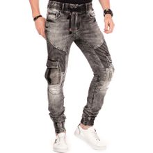 Cipo&Baxx CD446 Siyah Erkek Kot Pantolon