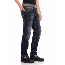 Cipo&Baxx CD539 Lacivert Erkek Kot Pantolon