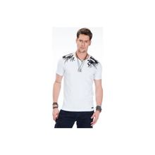 Cipo&Baxx CT376 Siyah Beyaz Erkek T-shirt