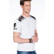 Cipo&Baxx CT409 Beyaz Erkek T-shirt