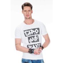 Cipo&Baxx CT430 Beyaz Erkek T-shirt