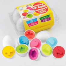 Circle Toys 6'lı Geometrik Yumurta Eşleme Oyunu