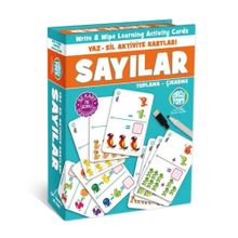 Circle Toys Sayılar Yaz-Sil Aktivite Kartları