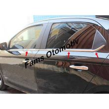 Citroen C-Elysee P.Çelik 2012 Üzeri 6 Parça Krom Cam Çıtası