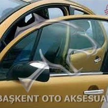 Citroen C3 2002-2009 4 Parça Krom Cam Çıtası
