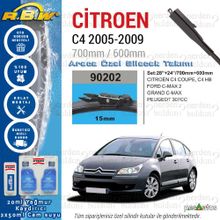 Citroen C4 RBW 2005-2009 Muz Silecek Takımı