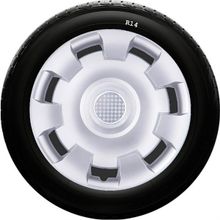 Citroen SKS-SJS 206 14 İnç 4 Adet Kırılmaz Jant Kapağı