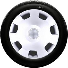 Citroen SKS-SJS 207 14 İnç 4 Adet Kırılmaz Jant Kapağı