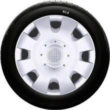 Citroen SKS-SJS 209 14 İnç 4 Adet Kırılmaz Jant Kapağı