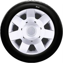 Citroen SKS-SJS 219 14 İnç 4 Adet Kırılmaz Jant Kapağı