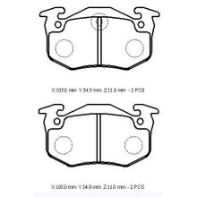 Citroen Xsara Picasso 2001/2008 229x230x71x66 Arka Fren