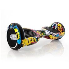Citymate Elektrikli 6.5 inç Sarı Kurukafa Grafity Desenli Akıllı Denge Hoverboard