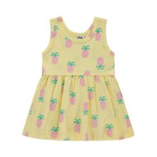 Civil Baby Ananas Empirme 6-18 Ay Sarı Elbise