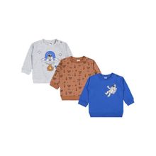 Civil Baby Astronot Baskılı 3'lü Set 6-18 Ay Sweatshirt
