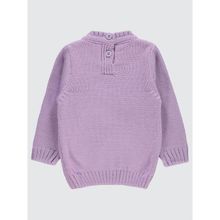 Civil Baby C Nakışlı Düz 6-18 Ay Lila Kazak