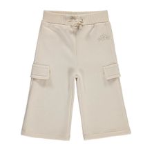 Civil Baby Çiçek Nakışlı Basic Kargo 6-18 Ay Bej Eşofman Altı