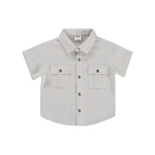Civil Baby Çift Cepli 6-18 Ay Bej Gömlek