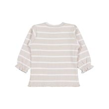 Civil Baby Çizgili 6-18 Ay Bej Sweatshirt