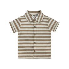 Civil Baby Çizgili 6-18 Ay Kahverengi Gömlek