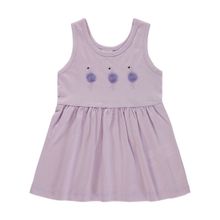 Civil Baby Flamingo Nakış 6-18 Ay Lila Elbise