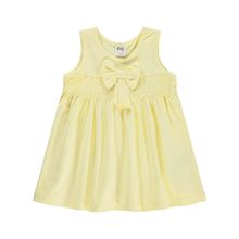Civil Baby Gipe - Kurdelalı 6-18 Ay Sarı Elbise