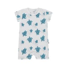 Civil Baby Kaplumbağa Nakışlı 3-12 Ay Ekru Tulum