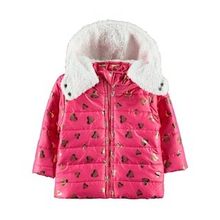 Civil Baby Kız Bebek Fuşya 6-18 Ay Kapüşonlu Mont