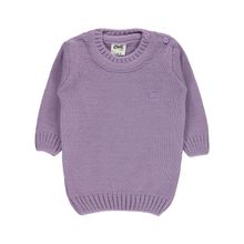 Civil Baby Kız Bebek Triko Kazak 6-18 Ay Lila