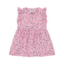 Civil Baby Kol Fırfırlı 6-18 Ay Pembe Elbise