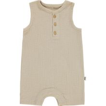 Civil Baby Likralı Müslin 6-18 Ay Kahverengi Tulum