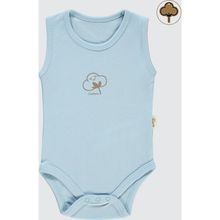 Civil Baby Organik Çıtçıtlı 0-18 Ay Mavi Bebek Badi