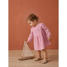 Civil Baby Puan Baskılı 6-18 Ay Pembe Kız Bebek Elbise