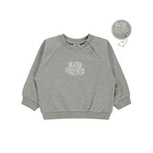 Civil Baby Skater Forever Baskılı 6-18 Ay Gri Sweatshirt