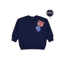 Civil Boys Brooklyn Baskılı 2-5 Yaş Lacivert Sweatshirt