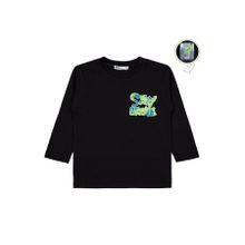 Civil Boys Stay Brave Baskılı 2-5 Yaş Siyah Sweatshirt