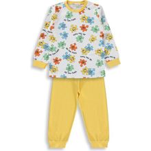 Civil Boys Yapboz Baskılı 2-5 Yaş Sarı Pijama Takımı