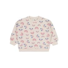 Civil Gökkuşağı Empirme 6-18 Ay Bej Bebek Sweatshirt