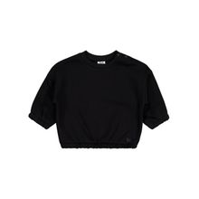 Civil Kalp Nakışlı Basic 6-18 Ay Siyah Bebek Sweatshirt