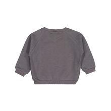 Civil Keep Smiling Etiketli Basic 6-18 Ay Gri Bebek Sweatshirt