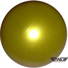 Ciwaa CWA160 - Sarı 320 Gr Simli Fig Onaylı Ritmik Cimnastik Topu