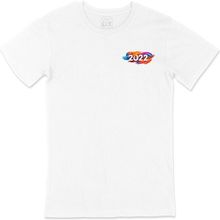 Cix 2022 Tasarımlı Cep Logo Tasarımlı Beyaz Erkek T-shirt