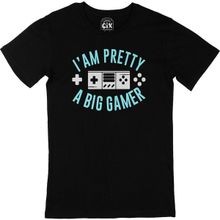Cix A Big Gamer Siyah Erkek T-shirt