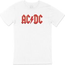Cix Ac Dc Kırmızı Logolu Beyaz Erkek T-shirt