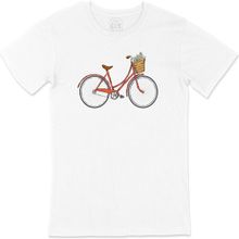 Cix Adalar Bisikletli Beyaz Erkek T-shirt