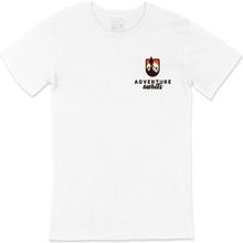 Cix Adventure Awaits Cep Logo Tasarımlı Beyaz Erkek T-shirt