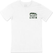 Cix Adventure Awaits Yeşil Cep Logo Tasarımlı Beyaz Erkek T-shirt